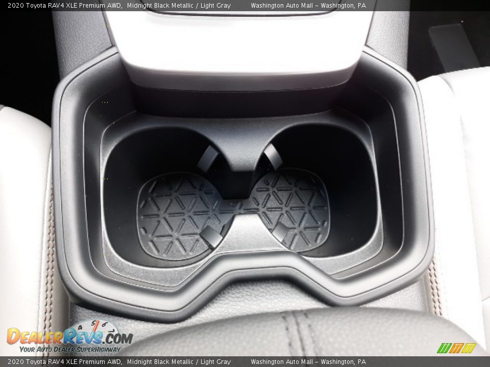 2020 Toyota RAV4 XLE Premium AWD Midnight Black Metallic / Light Gray Photo #20