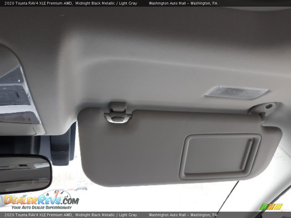 2020 Toyota RAV4 XLE Premium AWD Midnight Black Metallic / Light Gray Photo #23