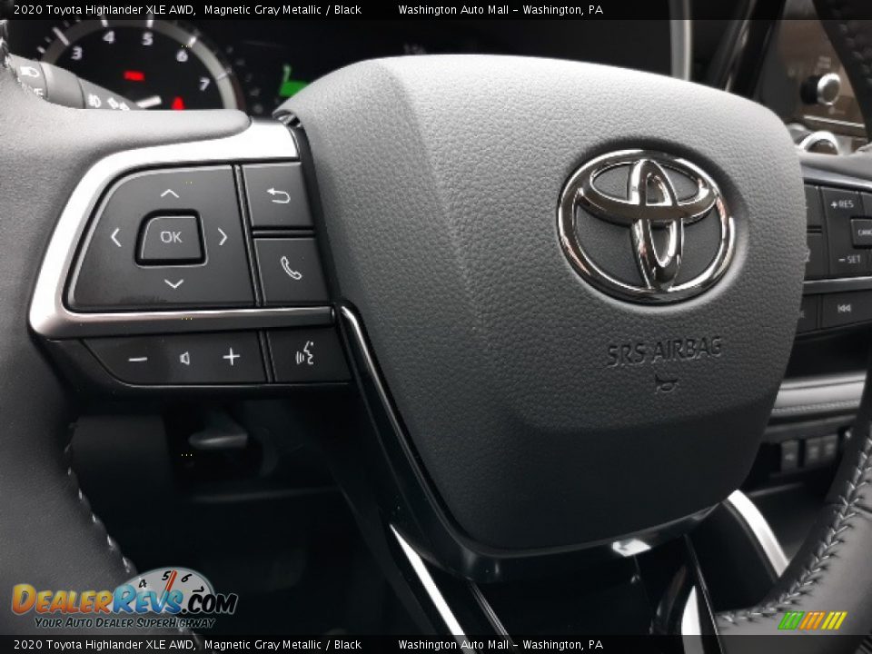 2020 Toyota Highlander XLE AWD Magnetic Gray Metallic / Black Photo #4