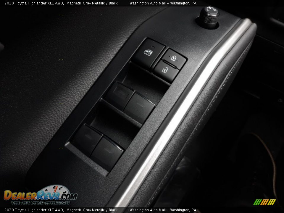 2020 Toyota Highlander XLE AWD Magnetic Gray Metallic / Black Photo #7