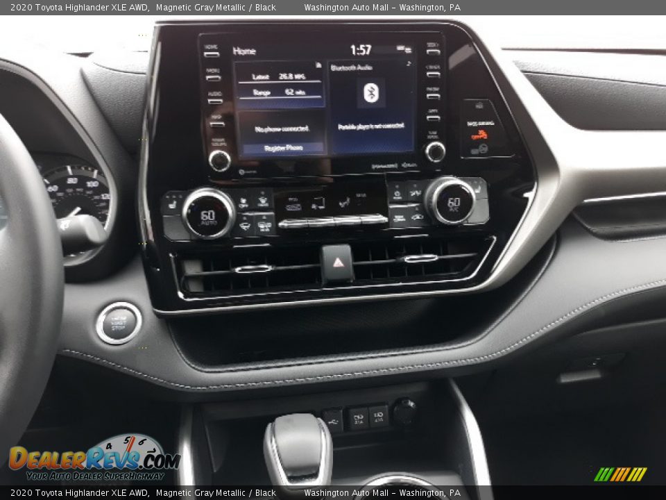 2020 Toyota Highlander XLE AWD Magnetic Gray Metallic / Black Photo #10