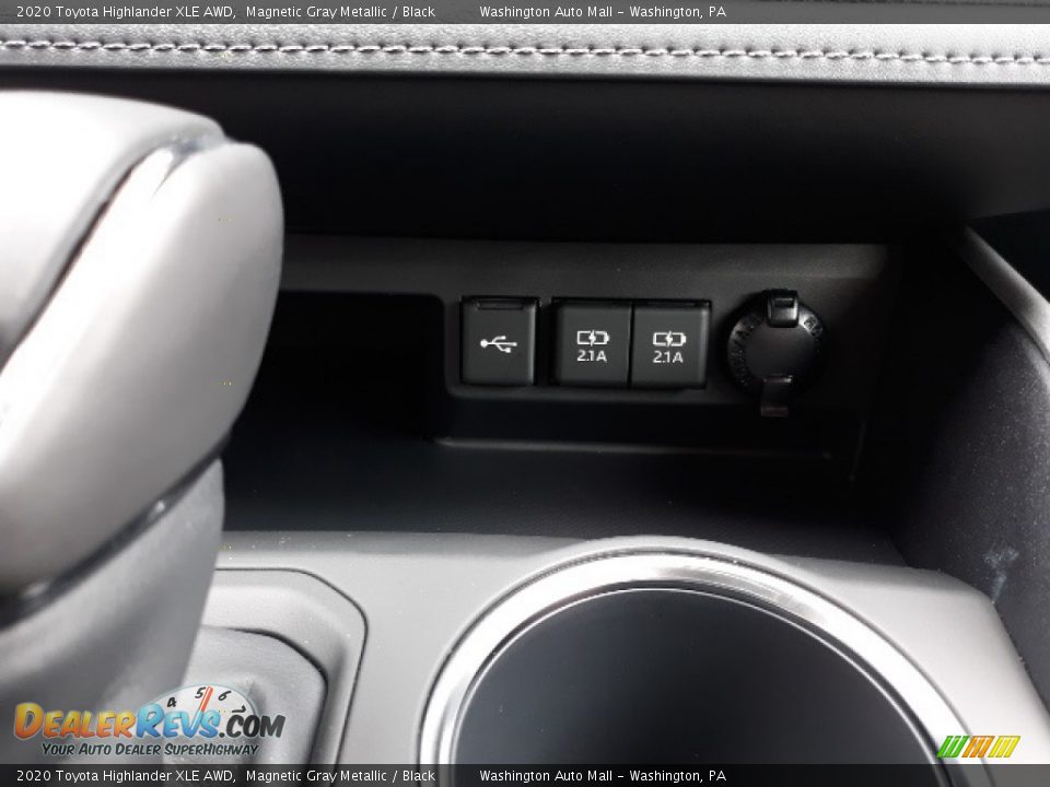2020 Toyota Highlander XLE AWD Magnetic Gray Metallic / Black Photo #14