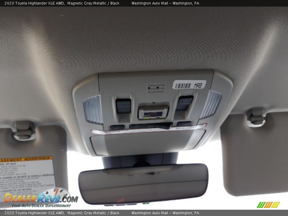 2020 Toyota Highlander XLE AWD Magnetic Gray Metallic / Black Photo #22