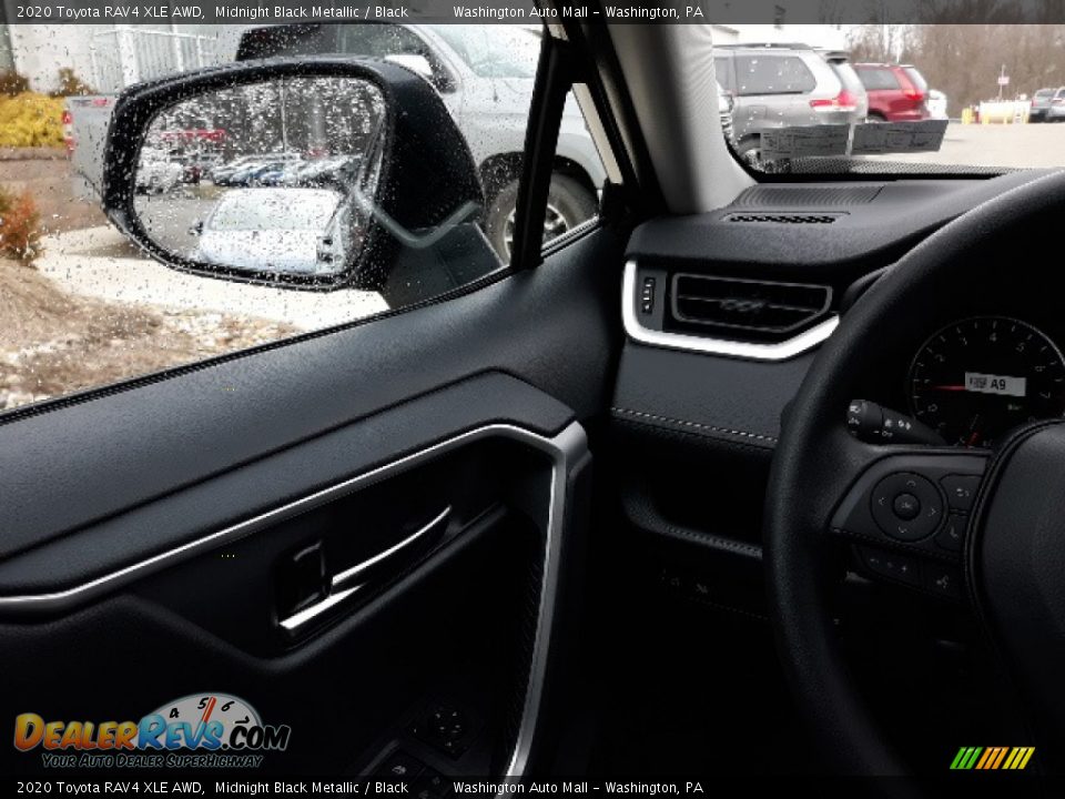 2020 Toyota RAV4 XLE AWD Midnight Black Metallic / Black Photo #7
