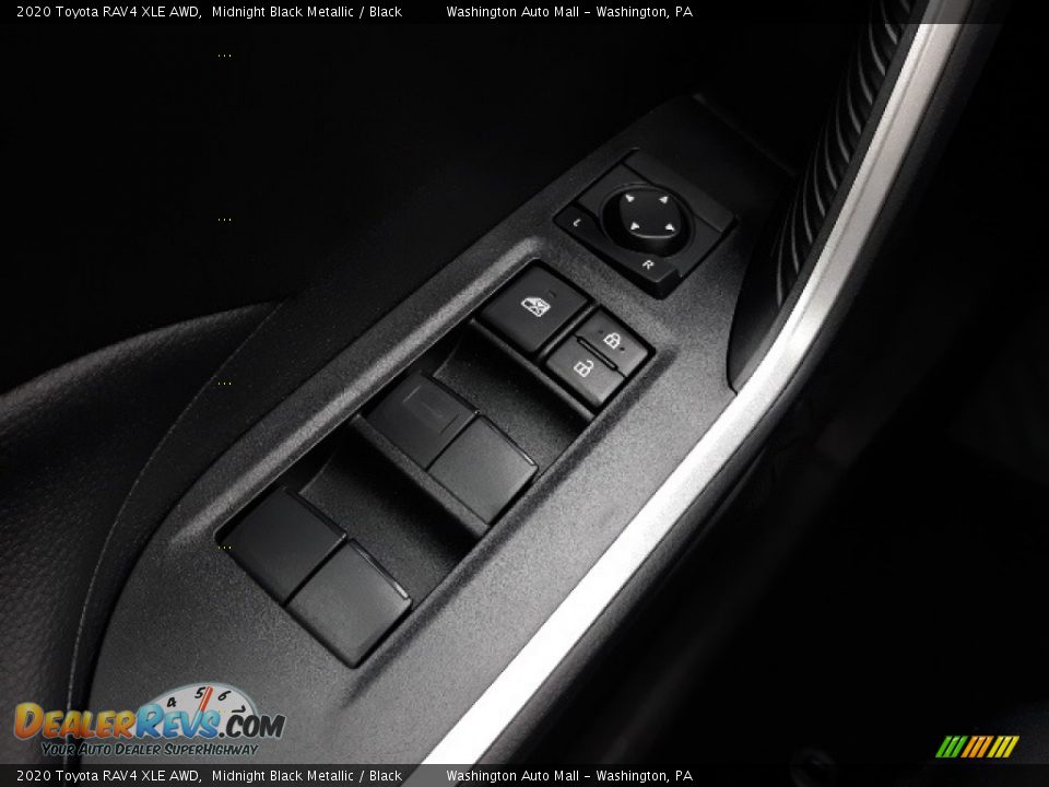 2020 Toyota RAV4 XLE AWD Midnight Black Metallic / Black Photo #8