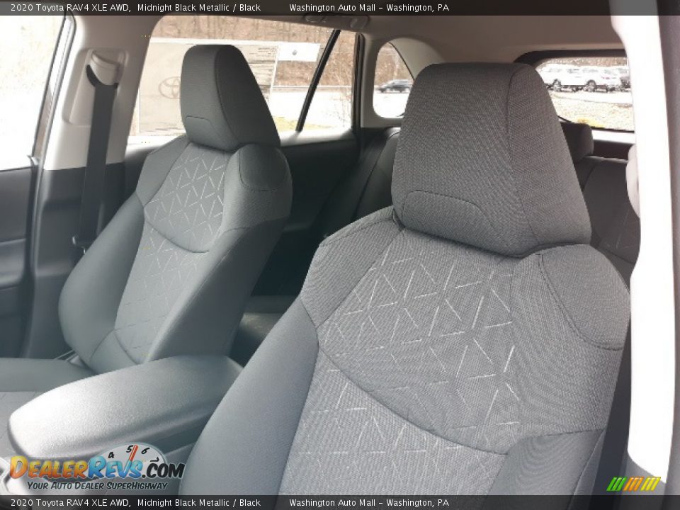 2020 Toyota RAV4 XLE AWD Midnight Black Metallic / Black Photo #24