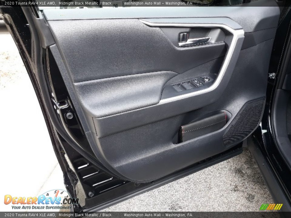 2020 Toyota RAV4 XLE AWD Midnight Black Metallic / Black Photo #27