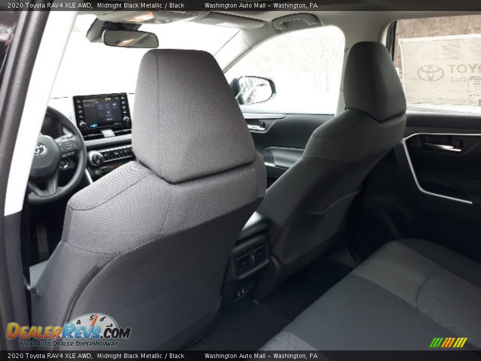 2020 Toyota RAV4 XLE AWD Midnight Black Metallic / Black Photo #29