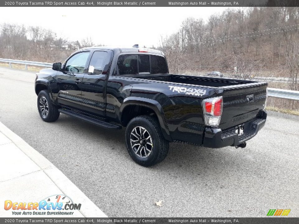 2020 Toyota Tacoma TRD Sport Access Cab 4x4 Midnight Black Metallic / Cement Photo #2