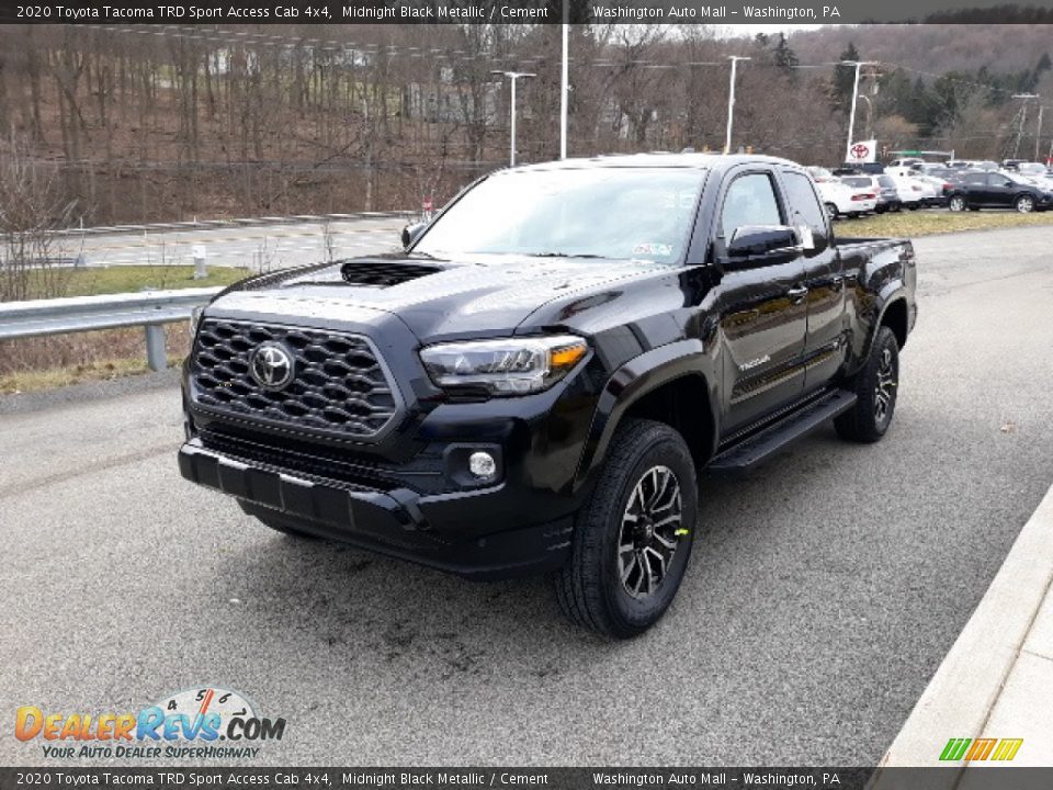 2020 Toyota Tacoma TRD Sport Access Cab 4x4 Midnight Black Metallic / Cement Photo #33