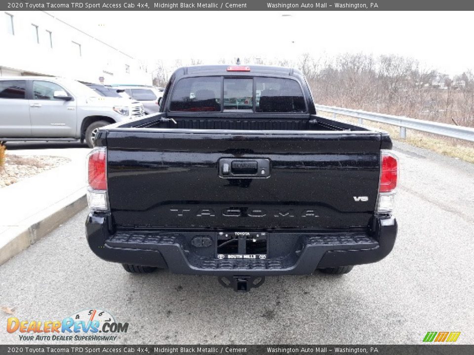 2020 Toyota Tacoma TRD Sport Access Cab 4x4 Midnight Black Metallic / Cement Photo #36