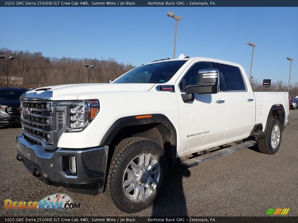 2020 GMC Sierra 2500HD SLT Crew Cab 4WD Summit White / Jet Black Photo #1