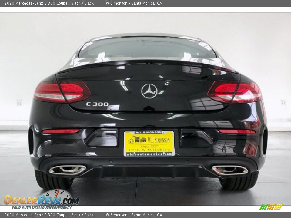 2020 Mercedes-Benz C 300 Coupe Black / Black Photo #3