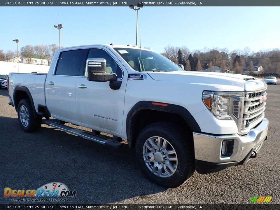 2020 GMC Sierra 2500HD SLT Crew Cab 4WD Summit White / Jet Black Photo #3