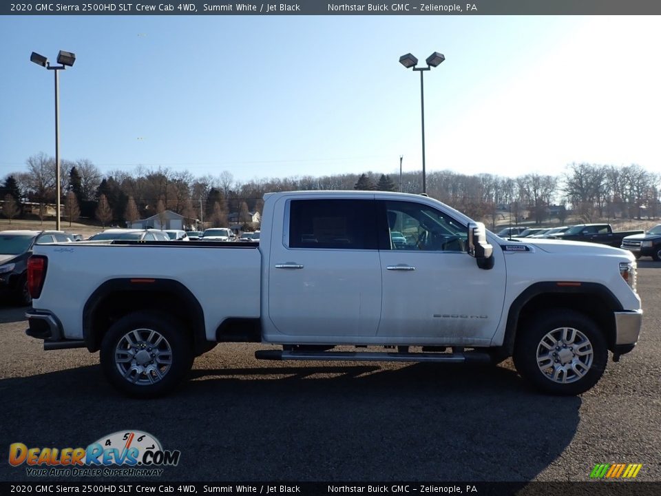 2020 GMC Sierra 2500HD SLT Crew Cab 4WD Summit White / Jet Black Photo #4