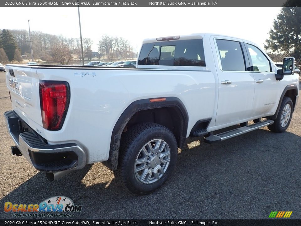 2020 GMC Sierra 2500HD SLT Crew Cab 4WD Summit White / Jet Black Photo #5