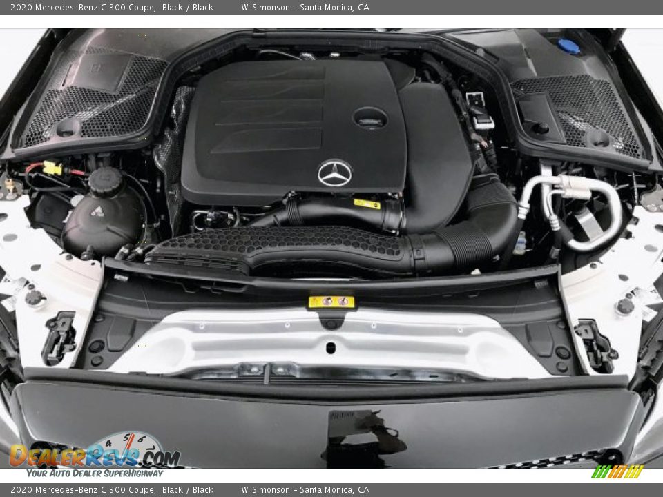 2020 Mercedes-Benz C 300 Coupe Black / Black Photo #8