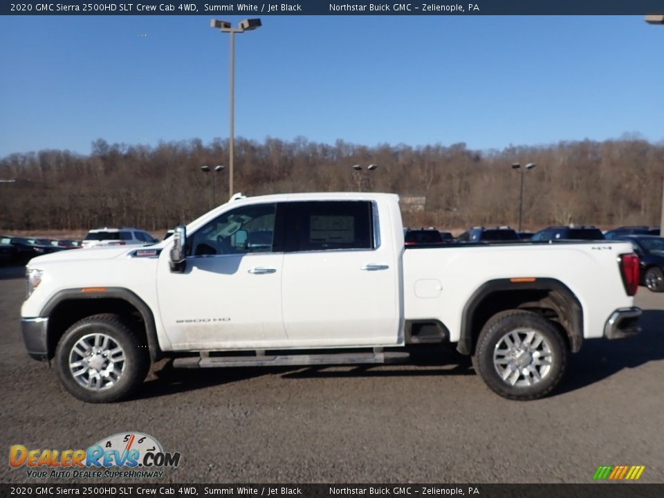 2020 GMC Sierra 2500HD SLT Crew Cab 4WD Summit White / Jet Black Photo #8