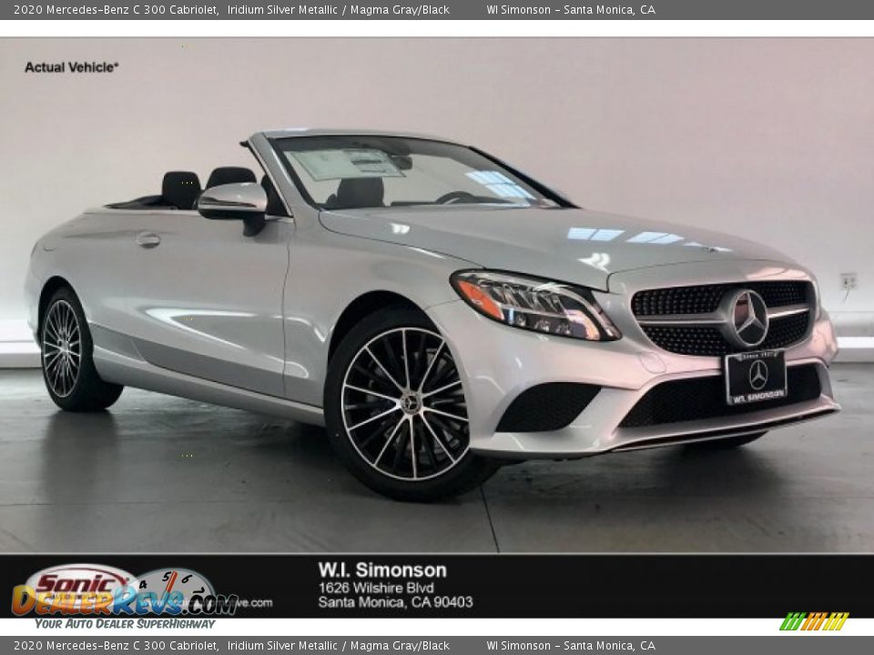 2020 Mercedes-Benz C 300 Cabriolet Iridium Silver Metallic / Magma Gray/Black Photo #1