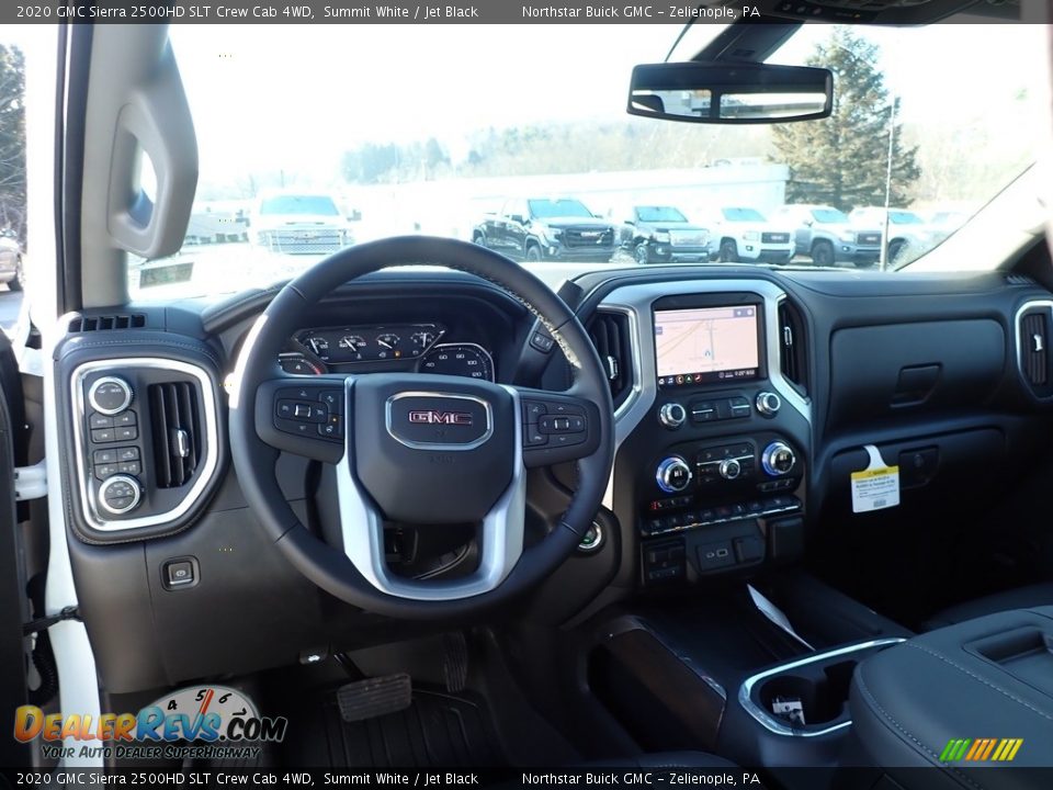 2020 GMC Sierra 2500HD SLT Crew Cab 4WD Summit White / Jet Black Photo #14