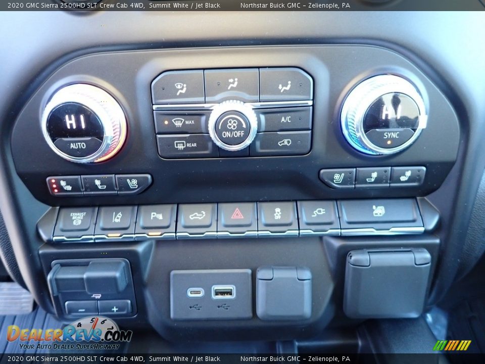 2020 GMC Sierra 2500HD SLT Crew Cab 4WD Summit White / Jet Black Photo #17