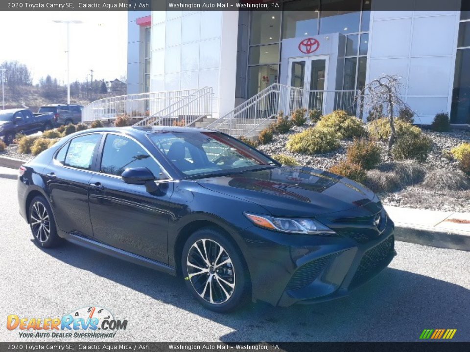 2020 Toyota Camry SE Galactic Aqua Mica / Ash Photo #1