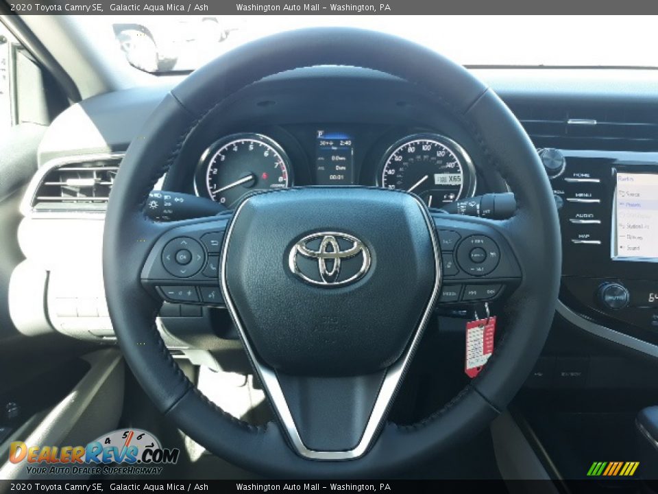 2020 Toyota Camry SE Galactic Aqua Mica / Ash Photo #4