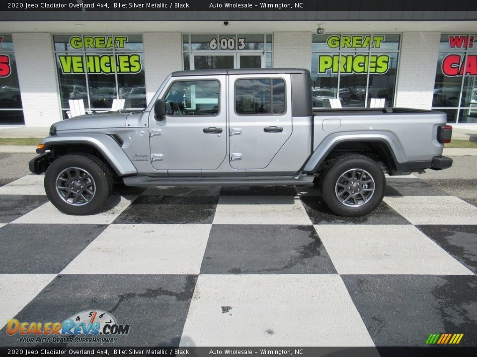 2020 Jeep Gladiator Overland 4x4 Billet Silver Metallic / Black Photo #1