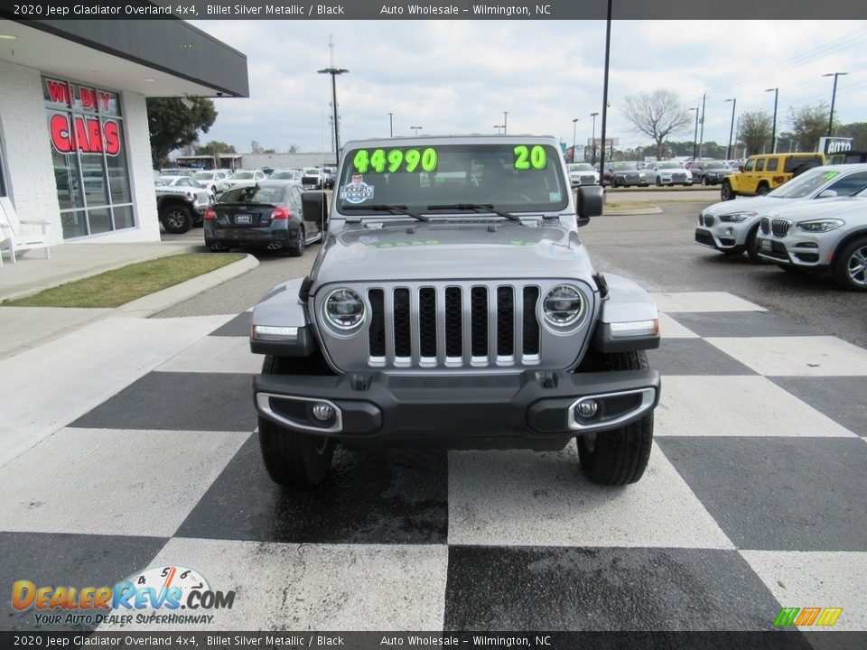 2020 Jeep Gladiator Overland 4x4 Billet Silver Metallic / Black Photo #2