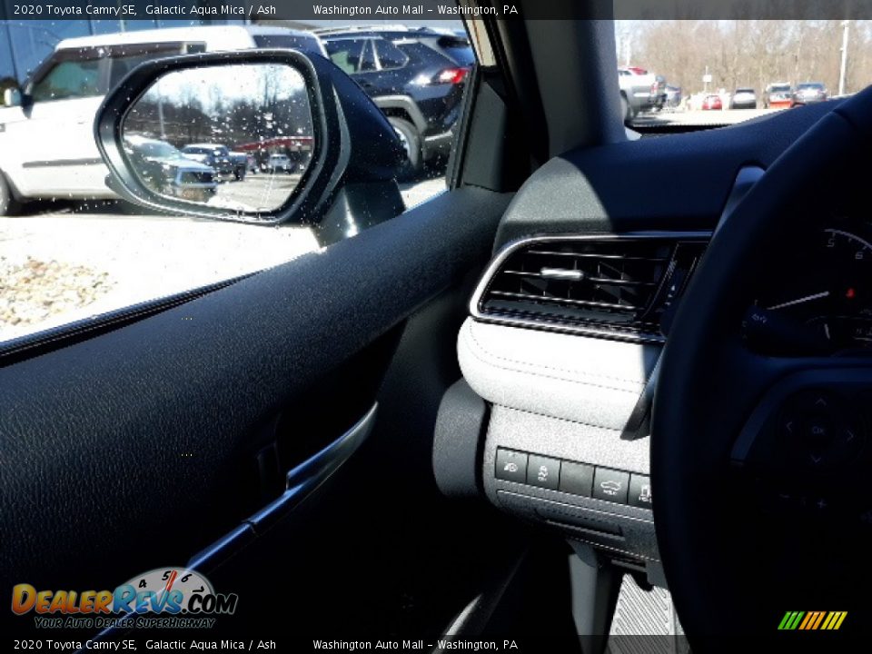 2020 Toyota Camry SE Galactic Aqua Mica / Ash Photo #7