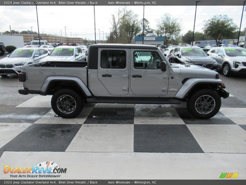 2020 Jeep Gladiator Overland 4x4 Billet Silver Metallic / Black Photo #3