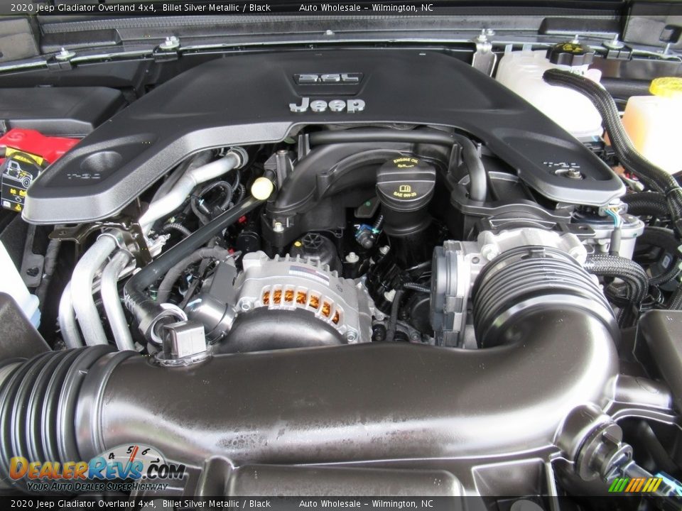 2020 Jeep Gladiator Overland 4x4 Billet Silver Metallic / Black Photo #6