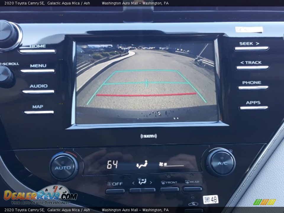2020 Toyota Camry SE Galactic Aqua Mica / Ash Photo #12