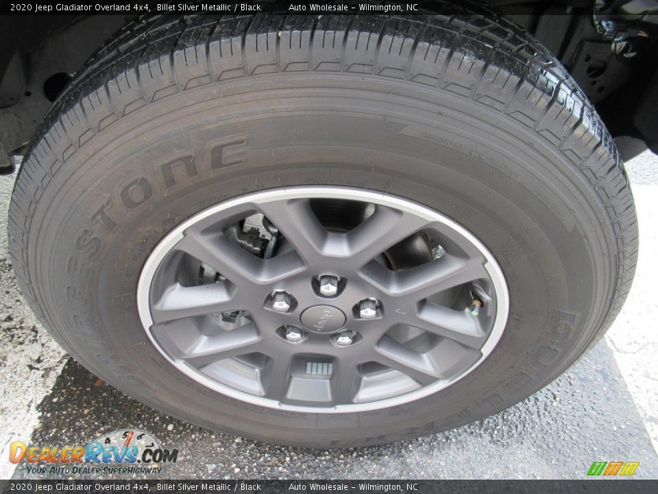 2020 Jeep Gladiator Overland 4x4 Billet Silver Metallic / Black Photo #7