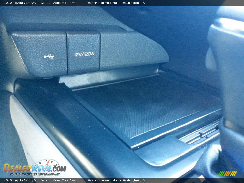 2020 Toyota Camry SE Galactic Aqua Mica / Ash Photo #15