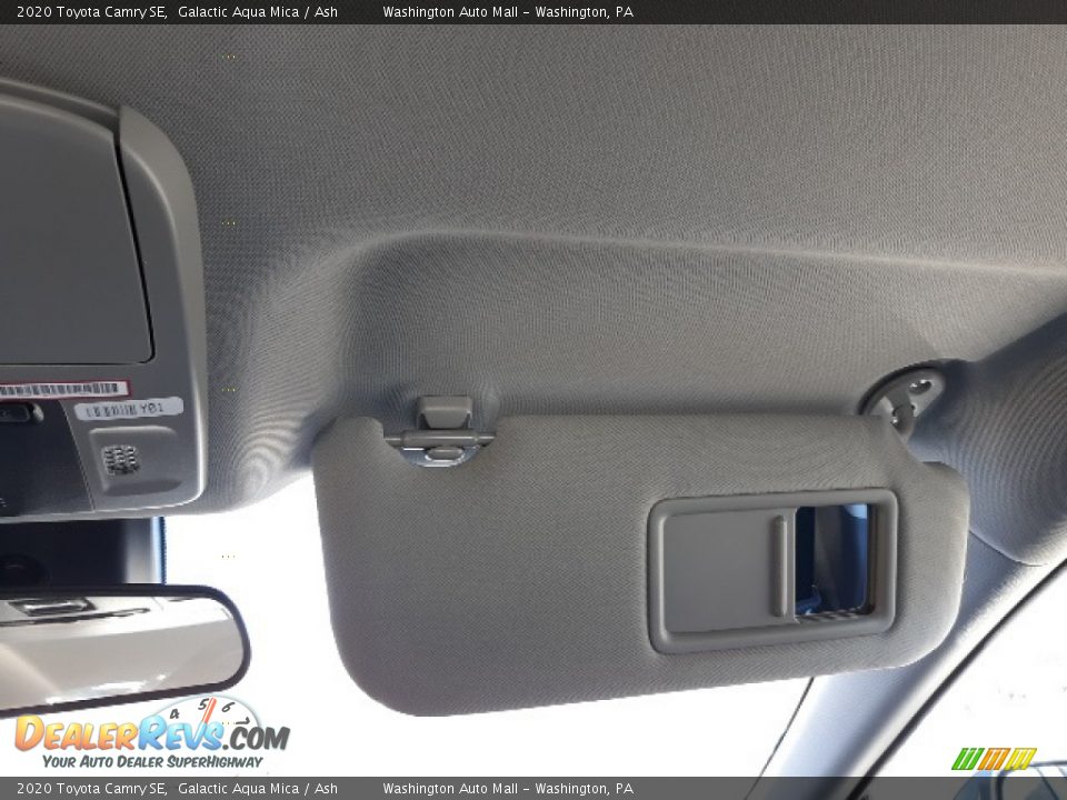 2020 Toyota Camry SE Galactic Aqua Mica / Ash Photo #18