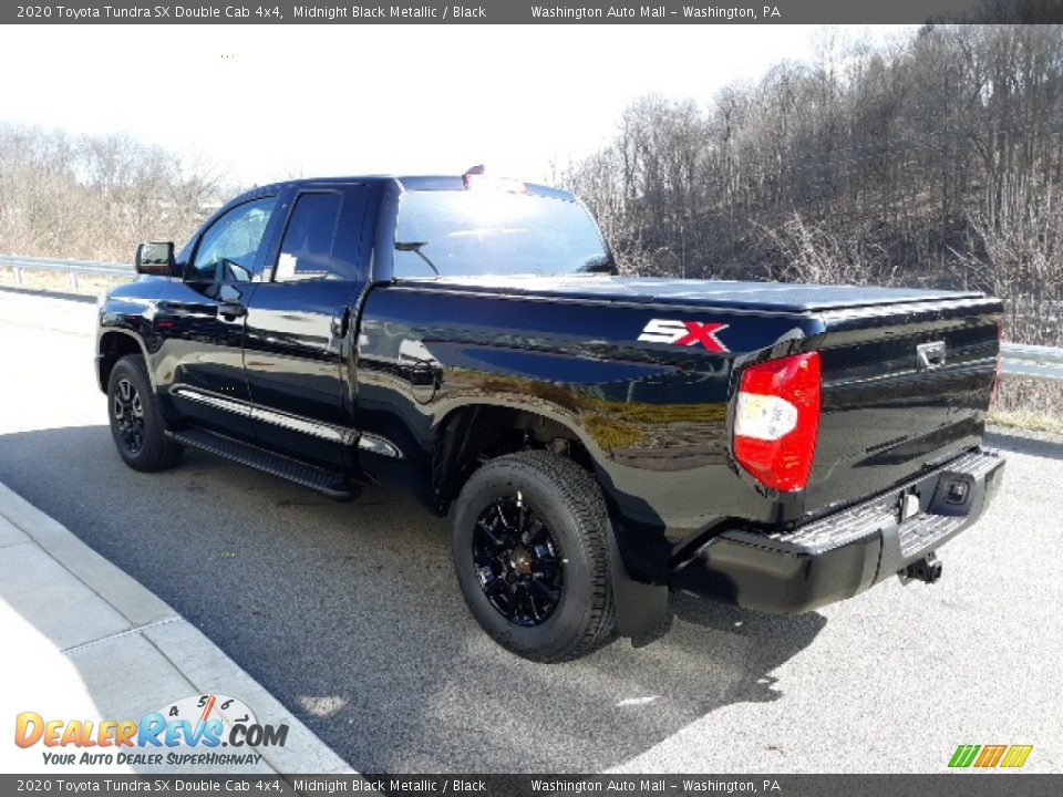 2020 Toyota Tundra SX Double Cab 4x4 Midnight Black Metallic / Black Photo #2