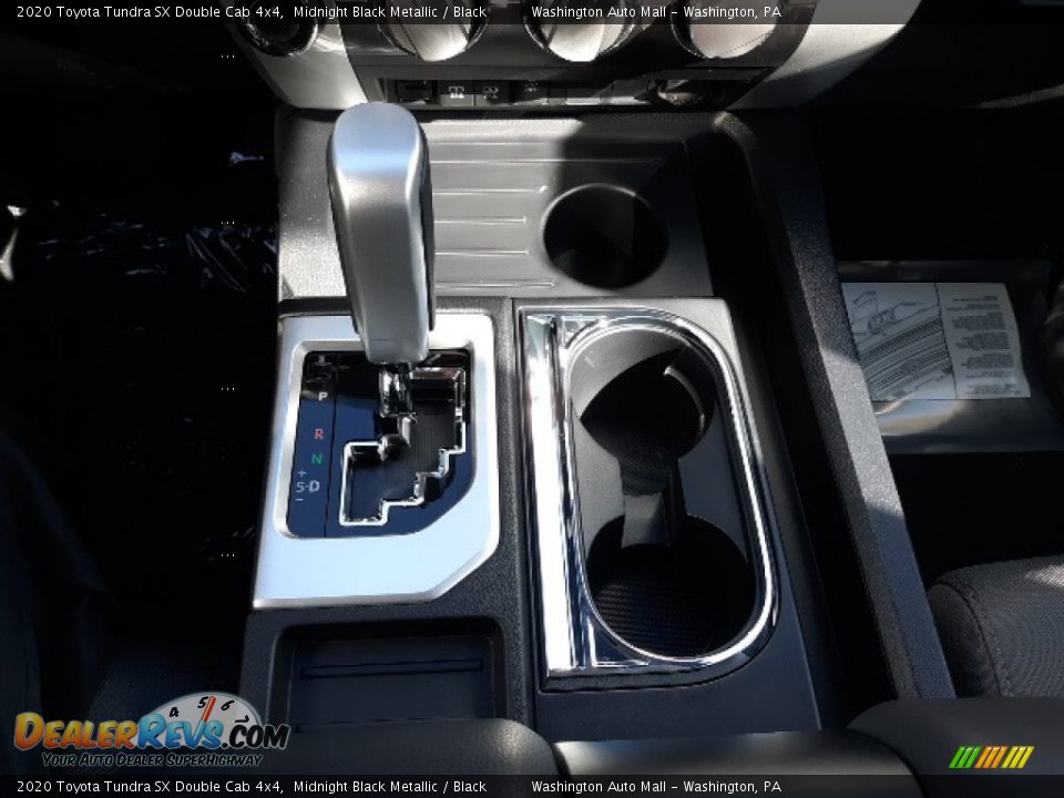2020 Toyota Tundra SX Double Cab 4x4 Midnight Black Metallic / Black Photo #14