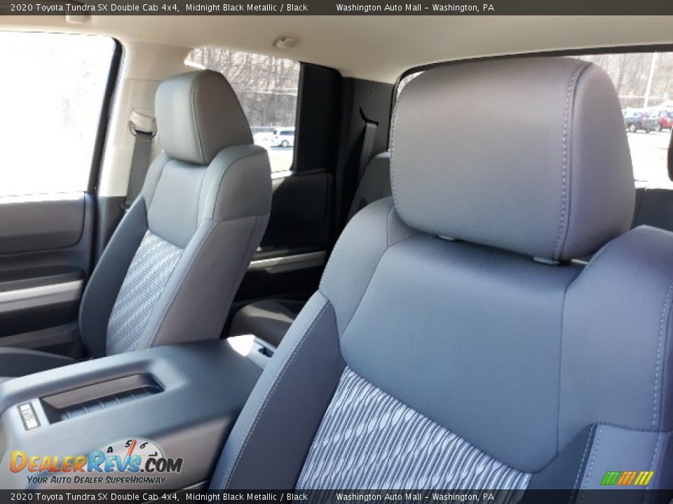 2020 Toyota Tundra SX Double Cab 4x4 Midnight Black Metallic / Black Photo #22