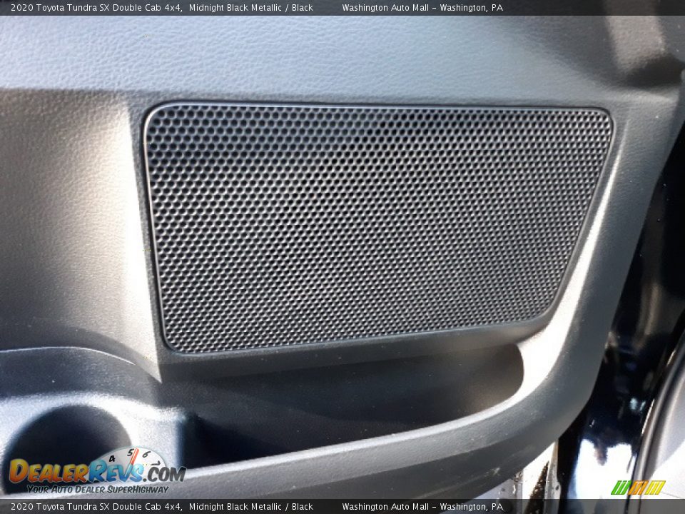 2020 Toyota Tundra SX Double Cab 4x4 Midnight Black Metallic / Black Photo #25
