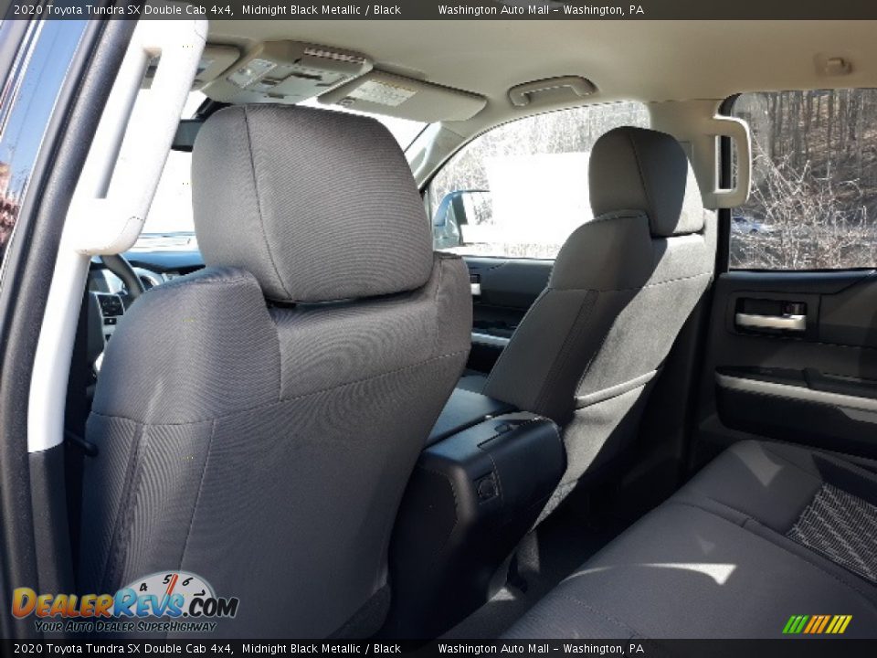 2020 Toyota Tundra SX Double Cab 4x4 Midnight Black Metallic / Black Photo #26