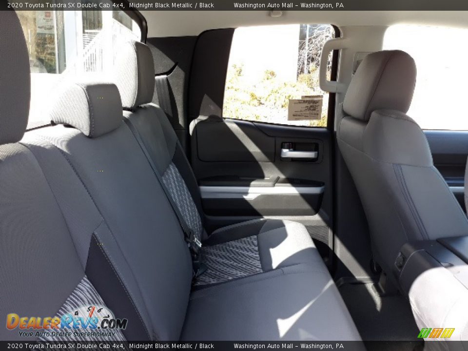 2020 Toyota Tundra SX Double Cab 4x4 Midnight Black Metallic / Black Photo #33
