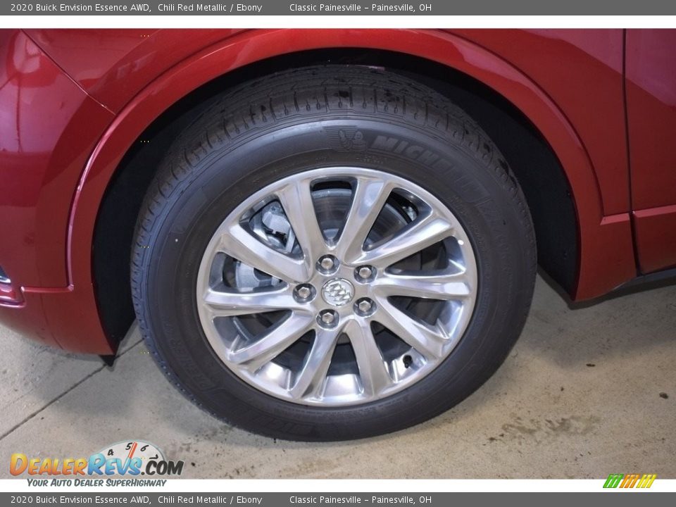 2020 Buick Envision Essence AWD Chili Red Metallic / Ebony Photo #5