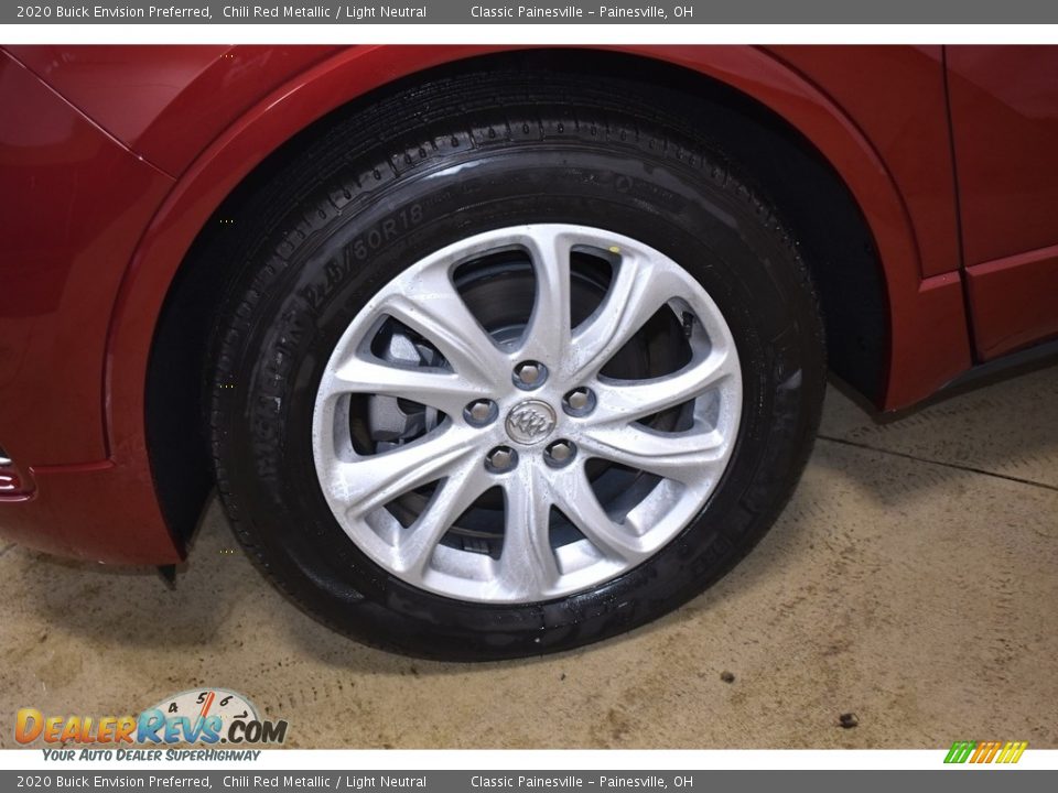2020 Buick Envision Preferred Chili Red Metallic / Light Neutral Photo #5