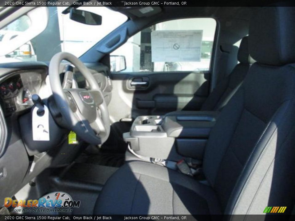 2020 GMC Sierra 1500 Regular Cab Onyx Black / Jet Black Photo #3