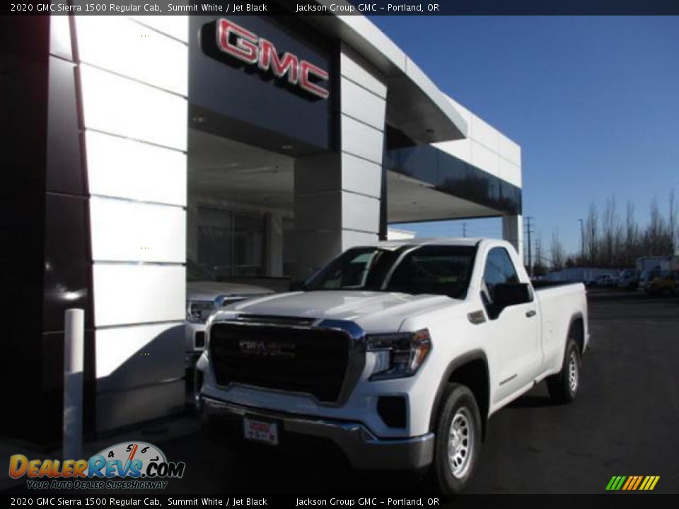 2020 GMC Sierra 1500 Regular Cab Summit White / Jet Black Photo #1