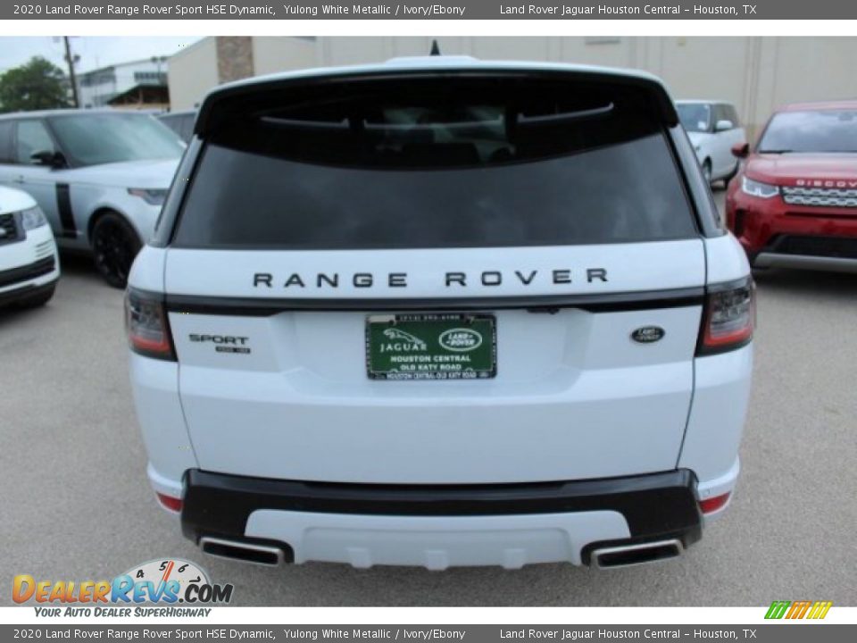 2020 Land Rover Range Rover Sport HSE Dynamic Yulong White Metallic / Ivory/Ebony Photo #8