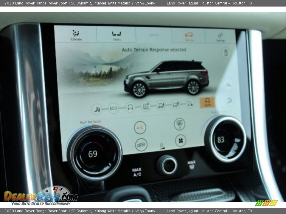2020 Land Rover Range Rover Sport HSE Dynamic Yulong White Metallic / Ivory/Ebony Photo #14