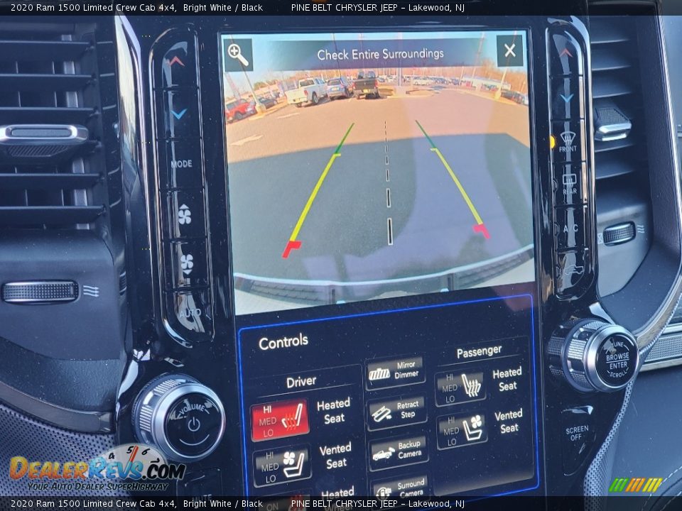 2020 Ram 1500 Limited Crew Cab 4x4 Bright White / Black Photo #10