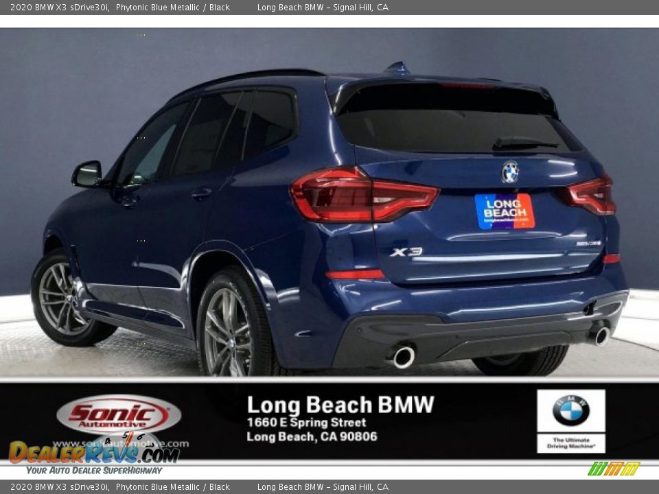 2020 BMW X3 sDrive30i Phytonic Blue Metallic / Black Photo #2
